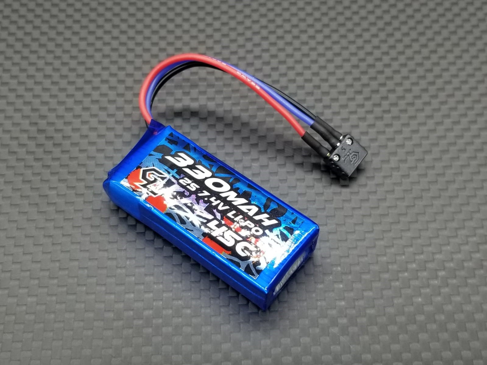 GL-Racing 330Mah 2S Lipo Battery with GL Mini Connector plug - Click Image to Close