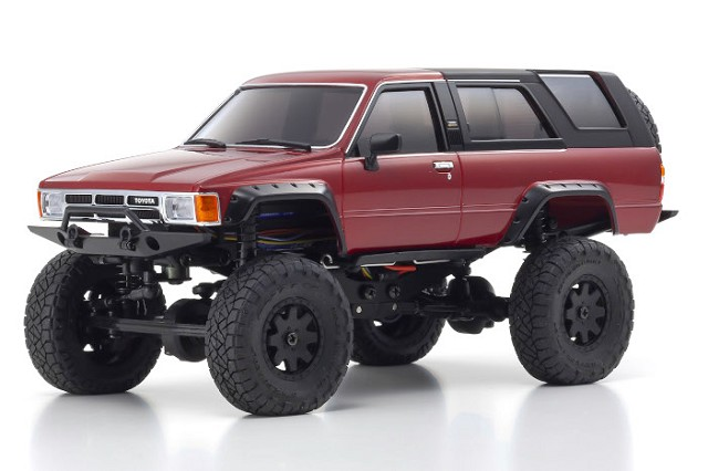Mini-Z 4X4 Toyota 4 Runner (HiLux Surf) Metallic Red Ready Set - Click Image to Close
