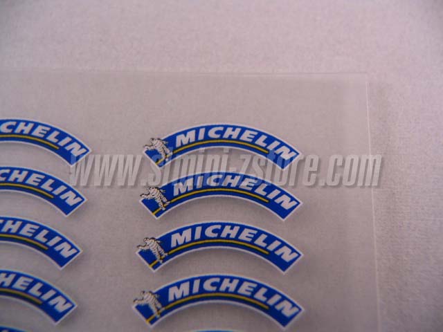 Kyosh F1 Michelin Tire Decals (1 Set) - Click Image to Close