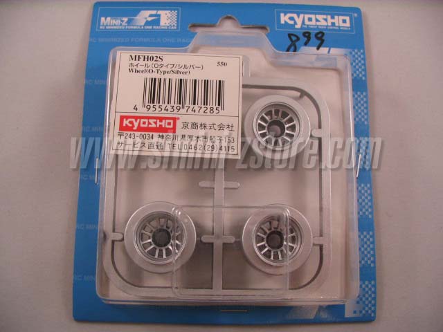 Kyosho F1 Silver Wheel Set (O-Type)