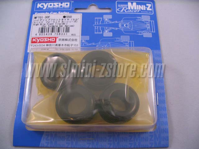 Kyosho 30* Front F1 Ribbed Tires (2 Pair)