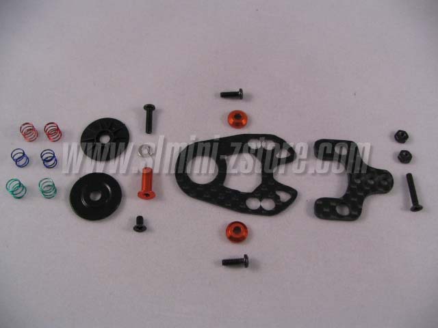 PN Racing MR-02 Graphite Multi Length Disk Damper Set (Orange)