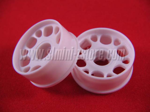 PN Racing White Front Wheels +1 Offset (2 pcs.)