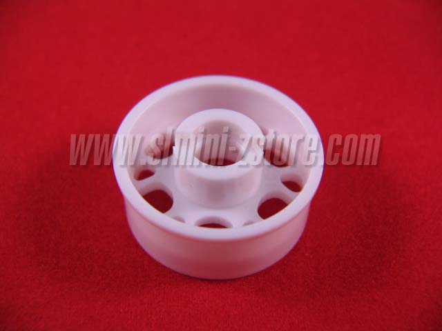 PN Racing White Front Wheels +1 Offset (2 pcs.) - Click Image to Close