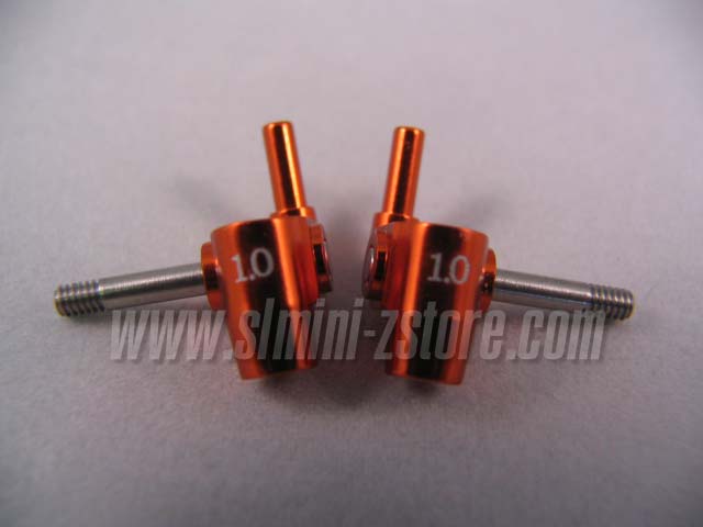 PN MR-02/MR-015 Aluminum Steering Knuckles 1° (Orange)