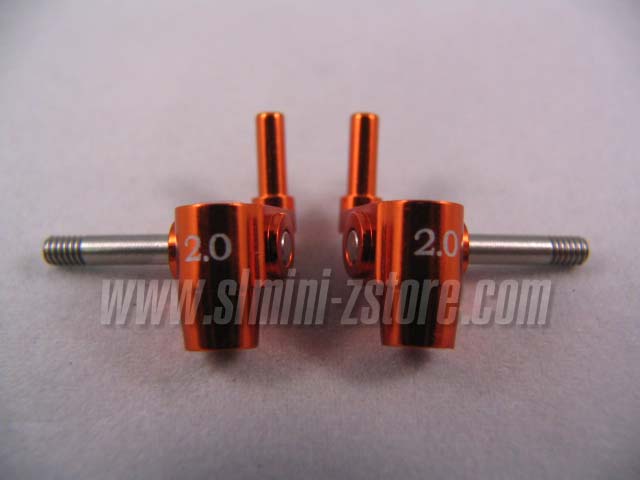PN MR-02/MR-015 Aluminum Steering Knuckles 2� (Orange)