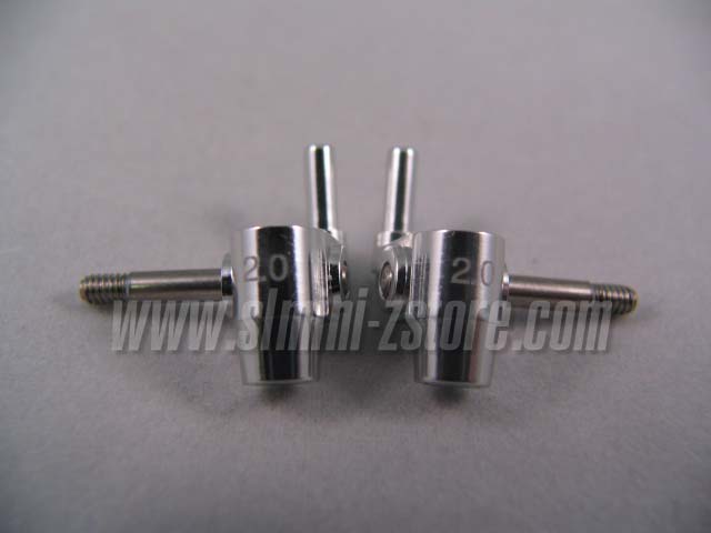 PN MR-02/MR-015 Aluminum Steering Knuckles 2� (Silver)