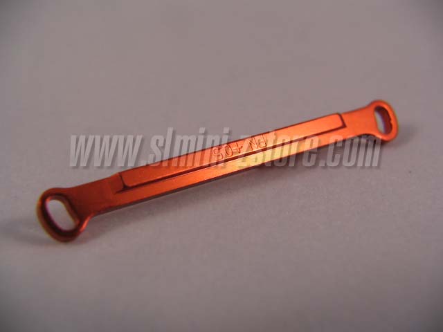 PN Racing MR-02 Toe bar +0.5° TOE IN (Orange) - Click Image to Close
