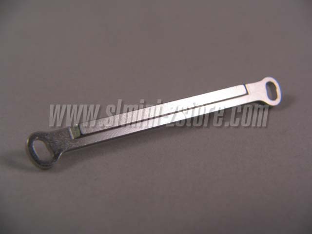 PN Racing MR-02 Toe bar +0.5� TOE IN (Silver)