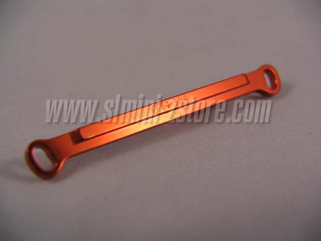 PN Racing MR-02 Toe bar +1° TOE IN (Orange) - Click Image to Close