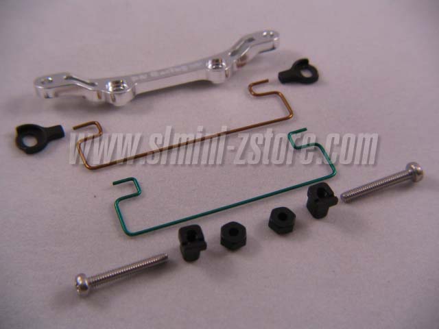 PN Racing MR-02 Front Sway Bar Set with 0.5� Caster Bar (Silver)