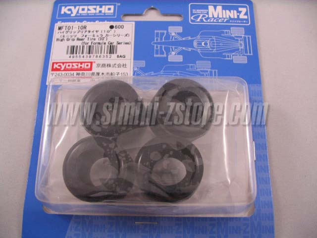 Kyosho 10* Rear F1 Ribbed Tires (2 Pair)